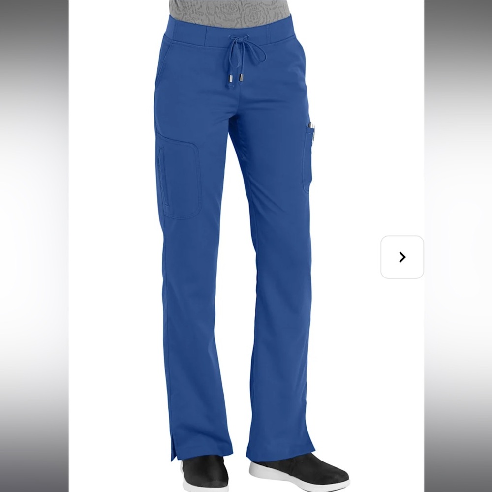 Grey’s Anatomy Galaxy Blue 6-Pocket Scrub Pants XXS TALL